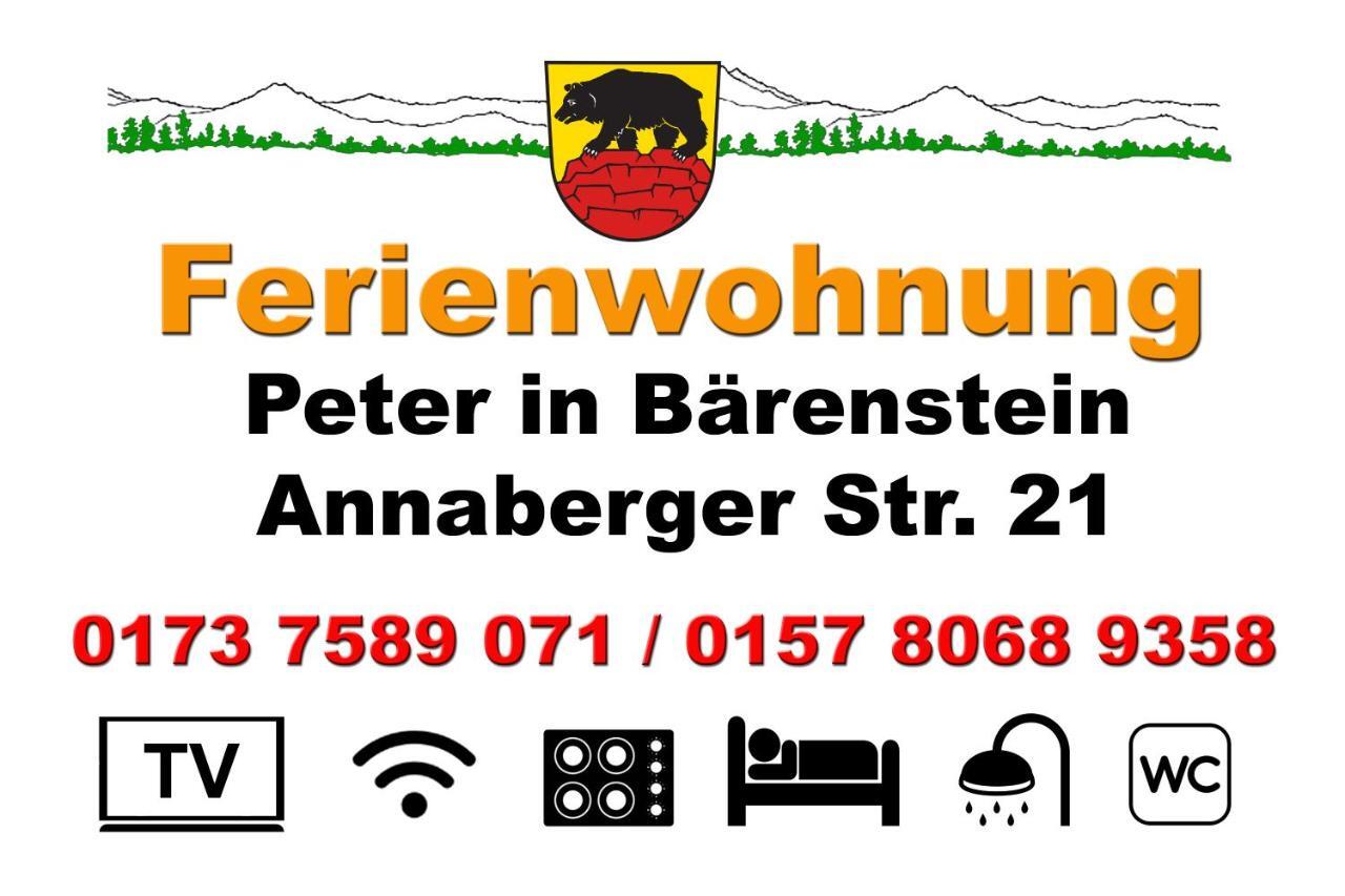Kleine Fewo Peter In Baerenstein Kültér fotó